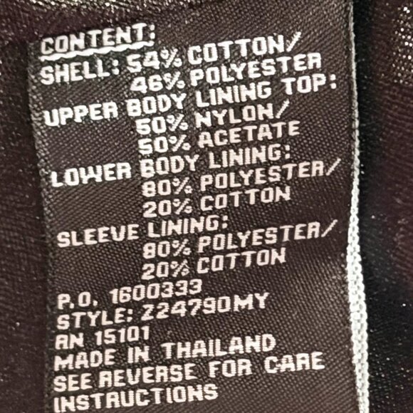 Jones New York Black Mid-Length Button Front Coat – Size M - Picture 5 of 6